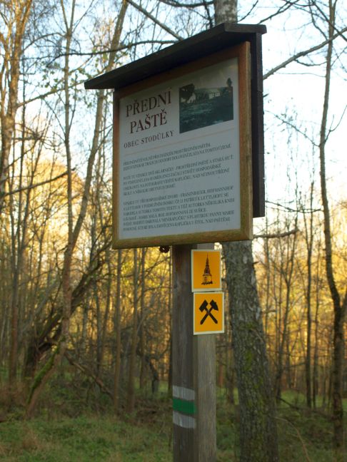Pozůstatky dolování na Šumavě - Paště