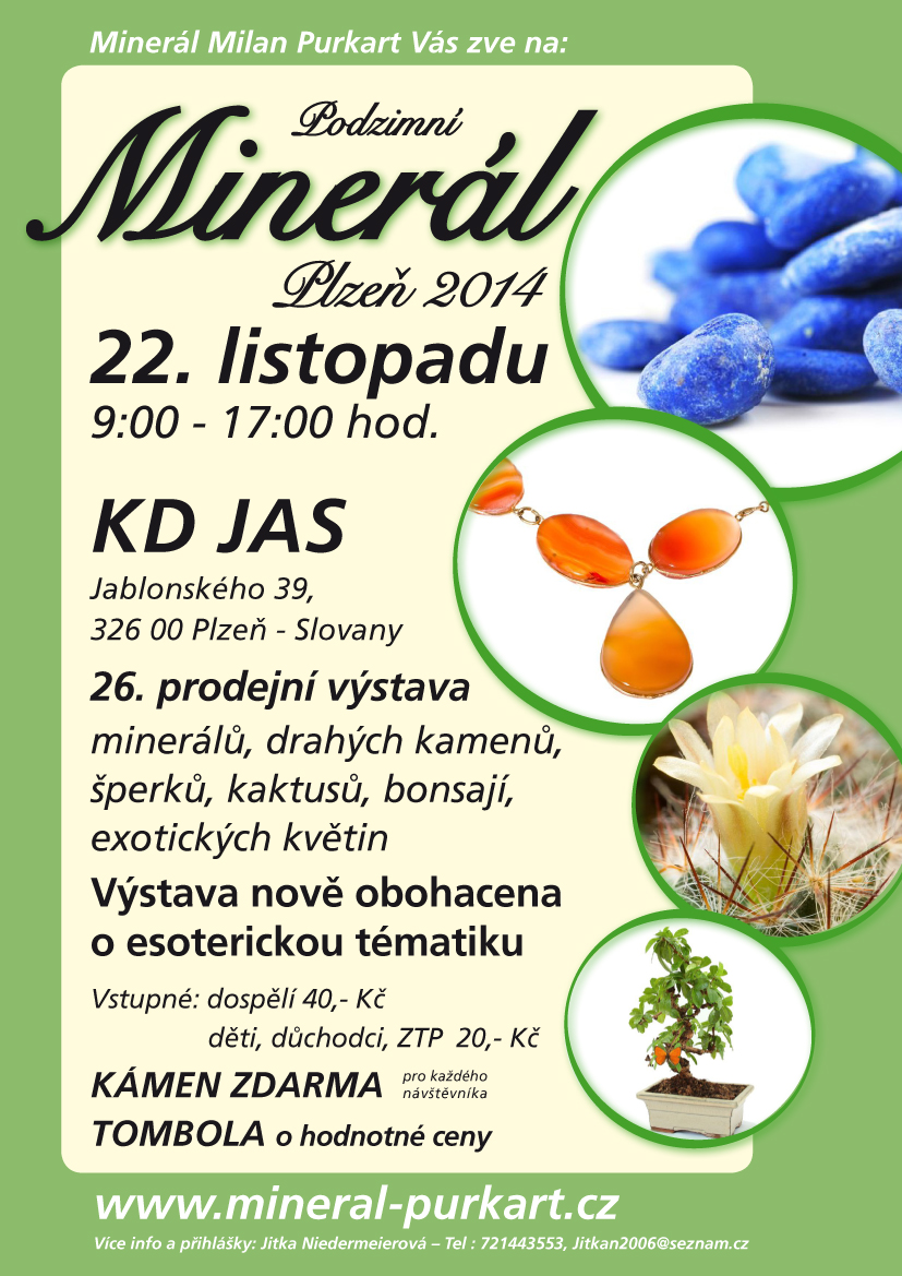 Tip na víkend - Výstava Minerál Plzeň 2014