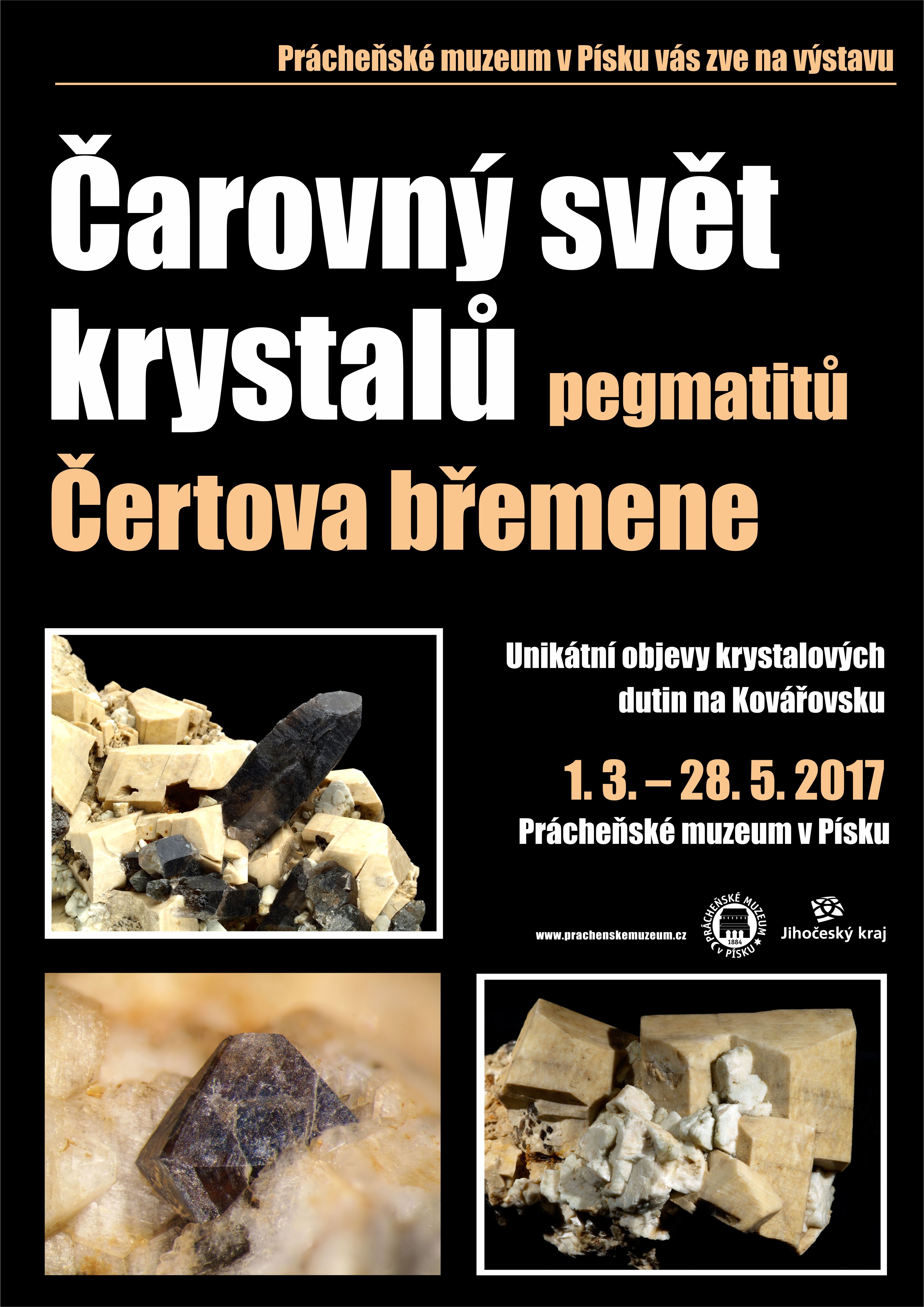 Pozvánka na výstavu "Čarovný svět krystalů"